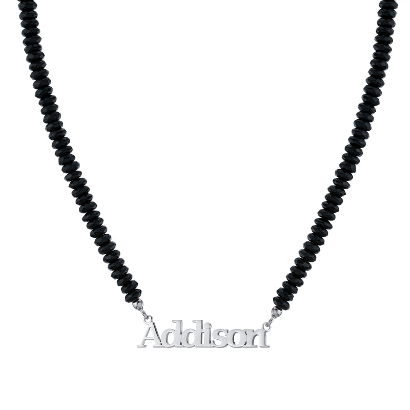 Silverline Onxy Necklace